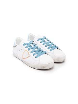 Philippe Model Kids leather low-top sneakers - White