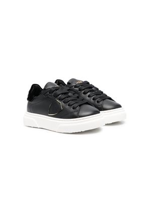 Philippe Model Kids Temple lace-up sneakers - Black