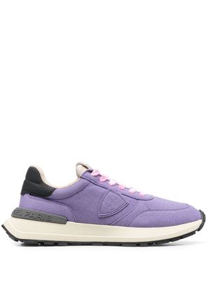 Philippe Model Paris Antibes lace-up suede sneakers - Purple