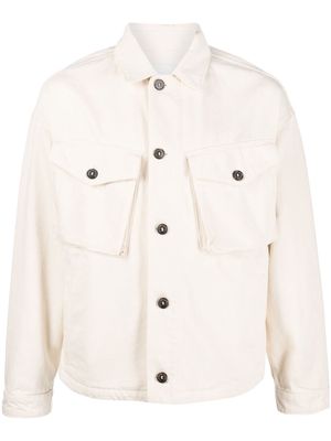 Philippe Model Paris chest flap-pocket detail jacket - Neutrals