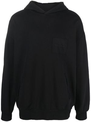 Philippe Model Paris embroidered-logo hoodie - Black
