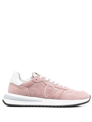 Philippe Model Paris side logo-patch sneakers - Pink