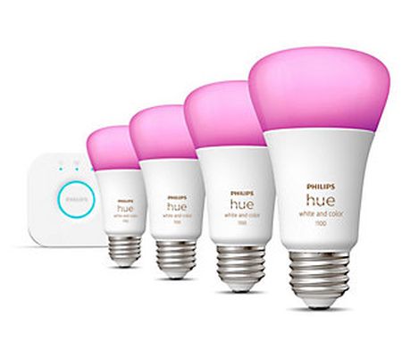 Philips Hue Ambiance A19 Starter Kit
