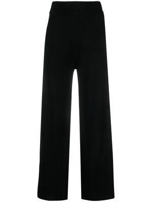 Philo-Sofie high-waisted wool-cashmere blend trousers - Black