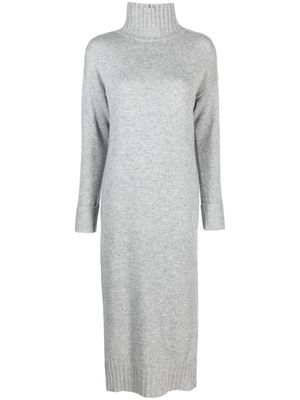 Philo-Sofie roll-neck wool midi dress - Grey