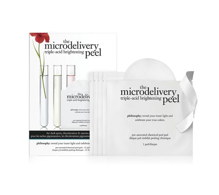 philosophy 12-ct microdelivery brightening peel pads