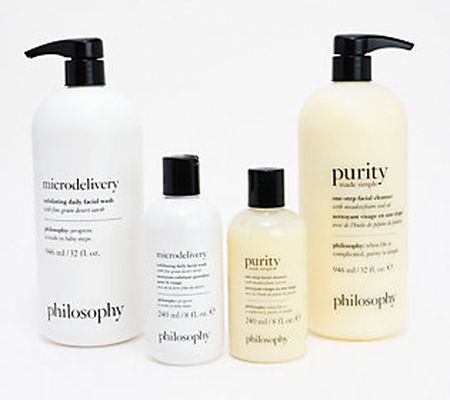 philosophy cleanse & pure 4-piece skincare collection