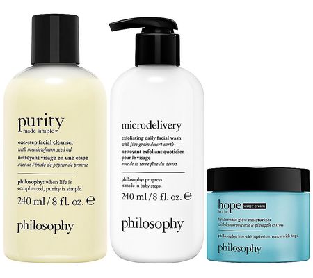 philosophy cleanse, smooth & glow essentials