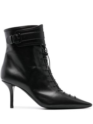 Philosophy Di Lorenzo Serafini 100mm leather ankle boots - Black