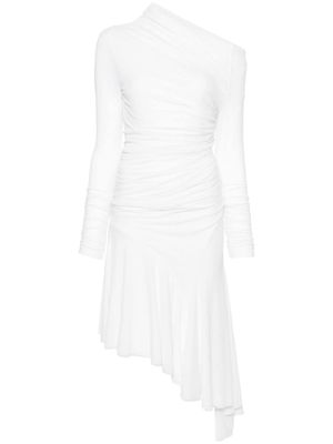 Philosophy Di Lorenzo Serafini asymmetric off-shoulder dress - White