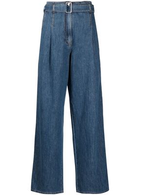 Philosophy Di Lorenzo Serafini belted wide-leg jeans - Blue