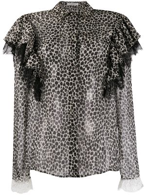 Philosophy Di Lorenzo Serafini cheetah print blouse - Black