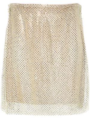 Philosophy Di Lorenzo Serafini crystal-embellished skirt - Green