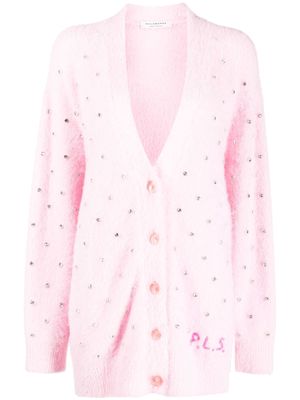 Philosophy Di Lorenzo Serafini embellished knitted cardigan - Pink