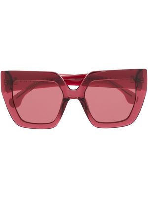Philosophy di Lorenzo Serafini Eyewear oversized square-frame sunglasses - Pink