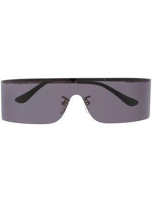 Philosophy di Lorenzo Serafini Eyewear Slim Mask curved sunglasses - Black