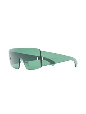 Philosophy di Lorenzo Serafini Eyewear transparent-shield frame sunglasses - Green