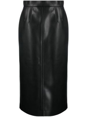 Philosophy di Lorenzo Serafini faux-leather pencil skirt - Black
