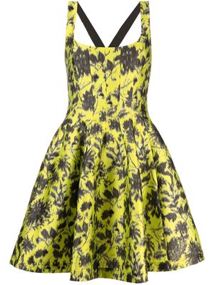 Philosophy Di Lorenzo Serafini floral pattern mini dress - Yellow