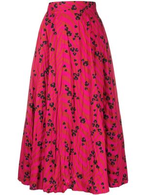 Philosophy Di Lorenzo Serafini floral-print high-waist skirt - Pink