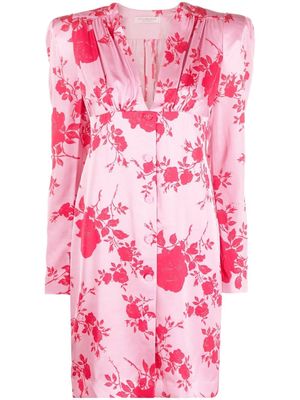 Philosophy Di Lorenzo Serafini floral shirt dress - Pink