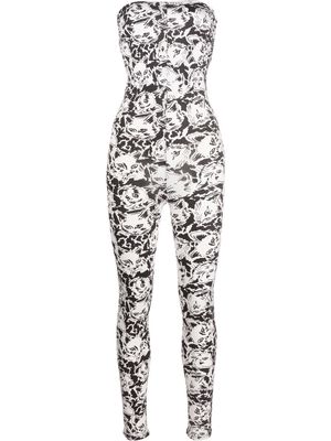 Philosophy Di Lorenzo Serafini graphic-print jumpsuit - Black