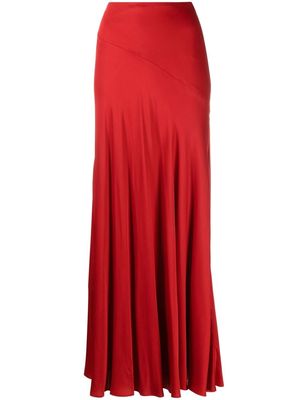 Philosophy Di Lorenzo Serafini high-waisted drape-design skirt - Red