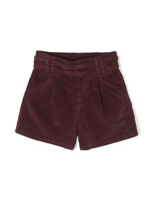 Philosophy Di Lorenzo Serafini Kids corduroy cotton-blend shorts - Red