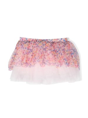 Philosophy Di Lorenzo Serafini Kids ditsy floral-print tutu skirt - Pink