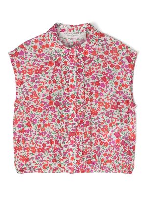 Philosophy Di Lorenzo Serafini Kids floral-print cotton shirt - Red