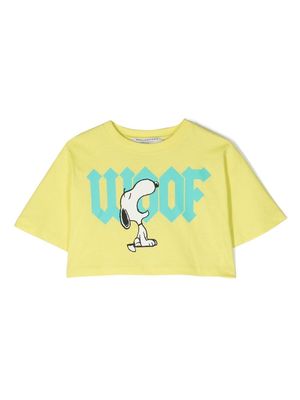 Philosophy Di Lorenzo Serafini Kids graphic-print cotton T-shirt - Yellow