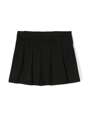 Philosophy Di Lorenzo Serafini Kids motif-embroidered pleated skirt - Black