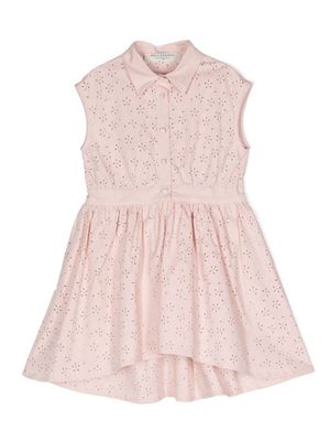 Philosophy Di Lorenzo Serafini Kids openwork flared dress - Pink