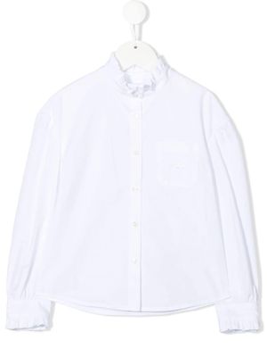 Philosophy Di Lorenzo Serafini Kids ruffled-collar blouse - White