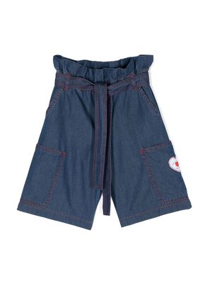 Philosophy Di Lorenzo Serafini Kids straight-leg shorts - Blue