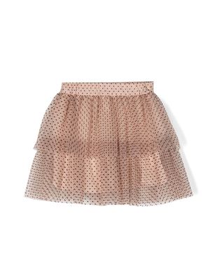 Philosophy Di Lorenzo Serafini Kids tulle tiered skirt - Pink