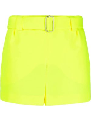 Philosophy Di Lorenzo Serafini mid-rise belted shorts - Yellow