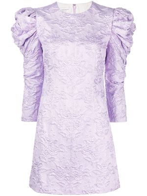Philosophy Di Lorenzo Serafini patterned-jacquard A-line dress - Purple