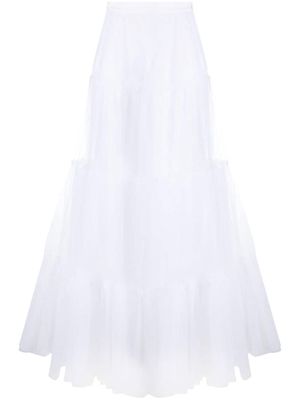Philosophy Di Lorenzo Serafini pleated tulle maxi skirt - White