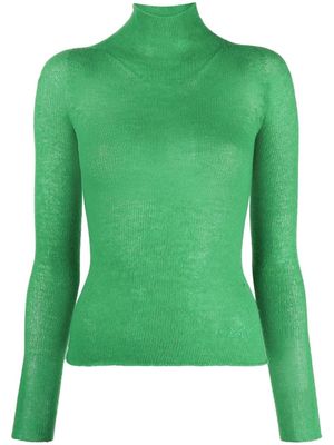 Philosophy Di Lorenzo Serafini roll-neck fine-knit jumper - Green