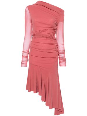 Philosophy Di Lorenzo Serafini ruched asymmetric dress - Pink