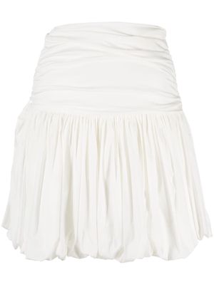 Philosophy Di Lorenzo Serafini ruched fitted-waist skirt - White