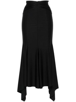 Philosophy Di Lorenzo Serafini ruched flared midi skirt - Black