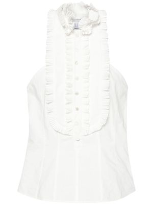 Philosophy Di Lorenzo Serafini sleeveless cotton blouse - White