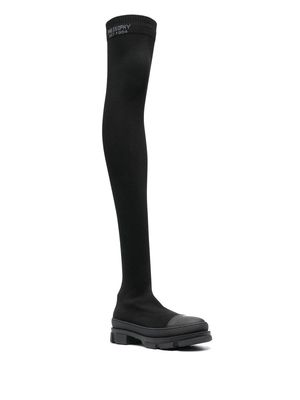Philosophy Di Lorenzo Serafini sock-style thigh boots - Black