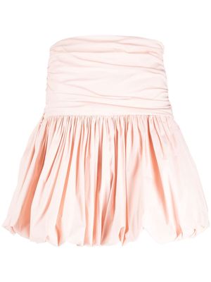 Philosophy Di Lorenzo Serafini stretch taffeta pleated skirt - Pink