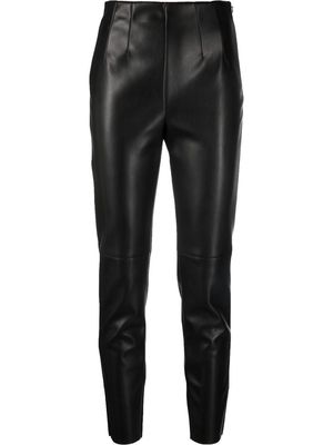 Philosophy Di Lorenzo Serafini tonal-stitching faux-leather leggings - Black