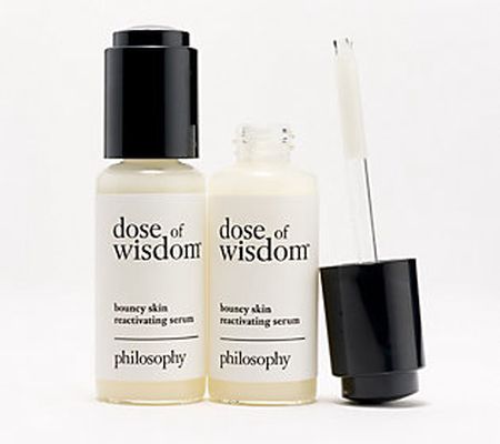 philosophy dose of wisdom daily bounce facial serum duo