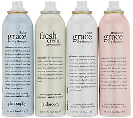 philosophy dry shampoo refreshing style 4-piece kit