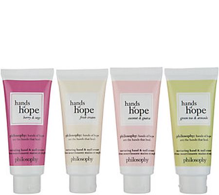philosophy hands of hope hand & nail cream 4-pc set